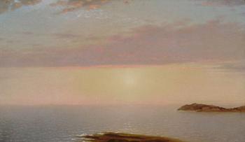 John Frederick Kensett : Sunset